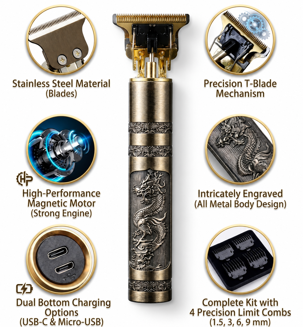 Vintage T9 Hair And Beard Trimmer